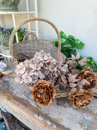 Flower Picking Baskets Willow Greywash