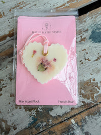 Wax Scent Block hanging French Pear