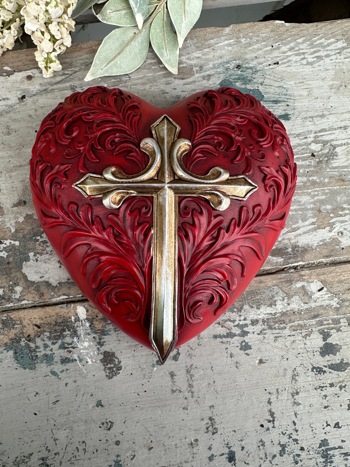 Wall heart Medieval Cross