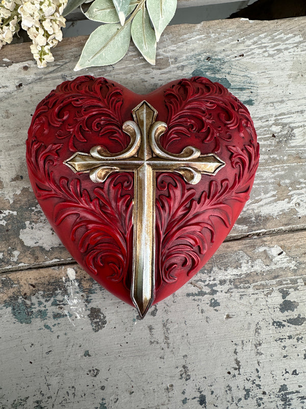 Wall heart Medieval Cross