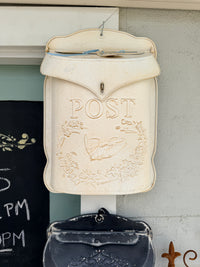 Post Box Rustic Antique White