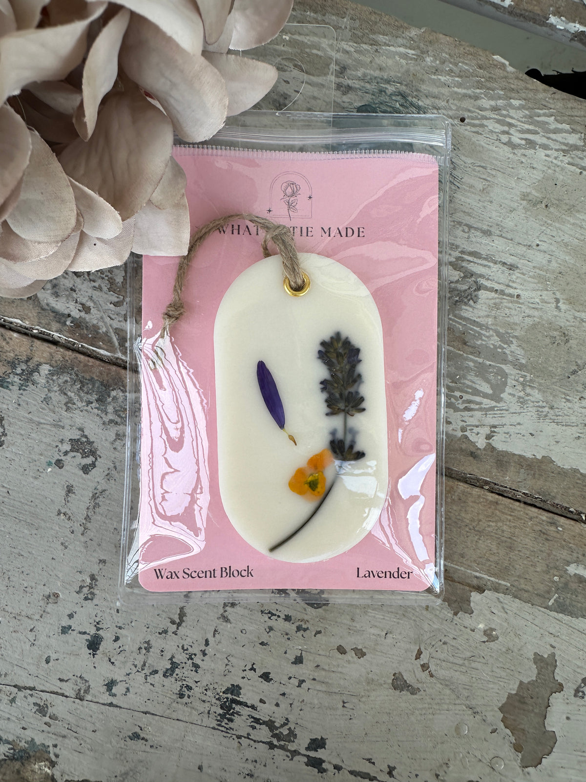 Hanging Wax Scent Block hanging Lavender