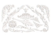 Dainty Flourishes IOD Mould | Paint Me Vintage