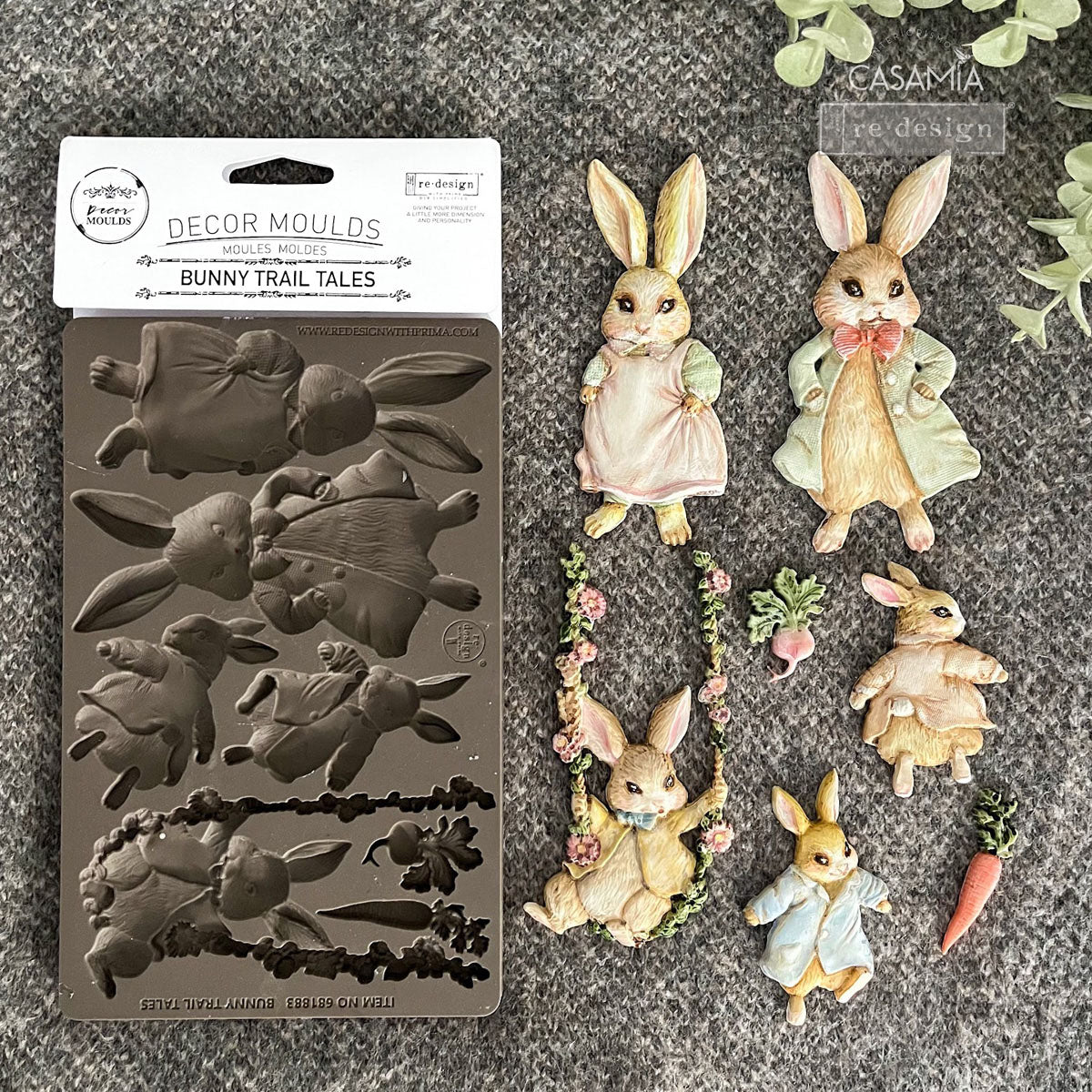Bunny Trail Tales Mould by Redesign with Prima