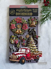 Country Christmas Delivery Mould by Redesign with Prima truck