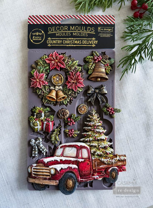 Country Christmas Delivery Mould by Redesign with Prima truck