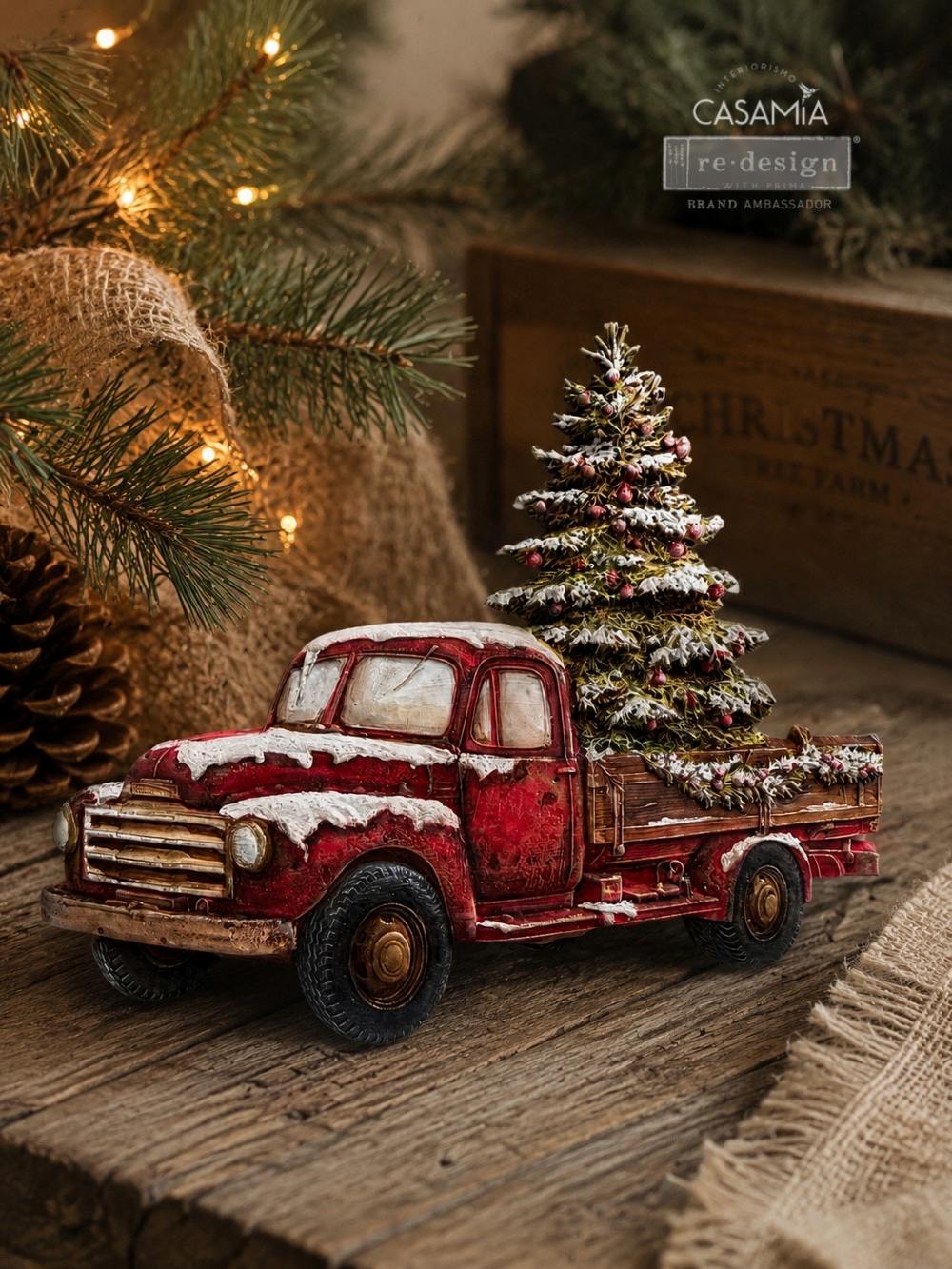 truck Country Christmas Delivery Mould by Redesign with Prima