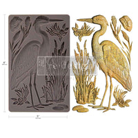Feathered Stillness Heron Mould by Redesign with Prima