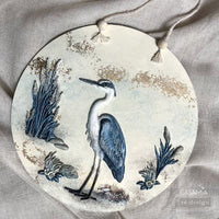 Feathered Stillness Heron Mould by Redesign with Prima