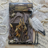 Feathered Stillness Heron Mould by Redesign with Prima