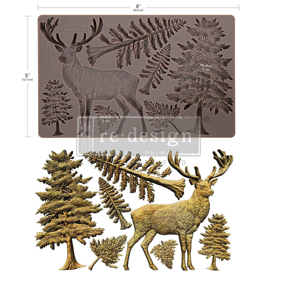 Stag of the Highlands Mould by Redesign with Prima