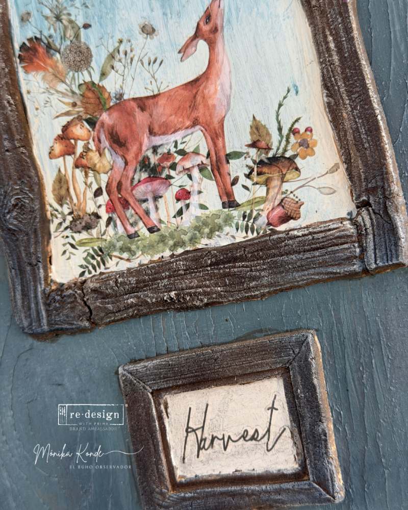 Vintage Timber Christmas Mould by Redesign with Prima