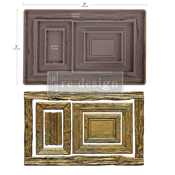 Vintage Timber Christmas Mould by Redesign with Prima