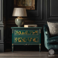 Redesign with prima christmas GOLD Luxe Foliage transfer Large KACHA