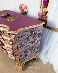 Timeless Blooms A3 Fiber Tissue Decoupage Paper 1 sheet KACHA