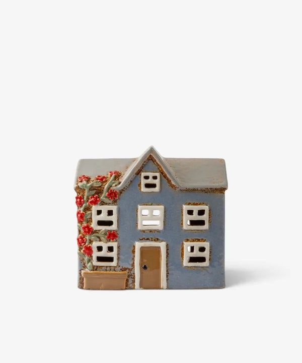 Devon Peak Tea Light Cottage Cornflour