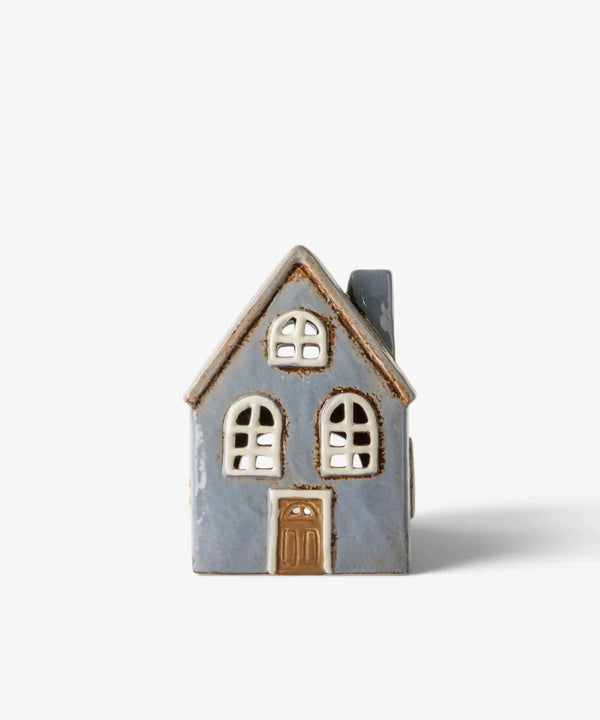 Devon Tea Light Cottage Arch Window Cornflour