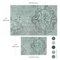 Jardin Des ChéRubins Decoupage Fiber Paper 2 sheet set Double Delight cherubs