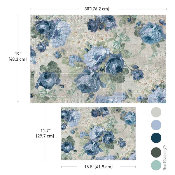 meadow melodies Decoupage Fiber Paper 2 sheet set