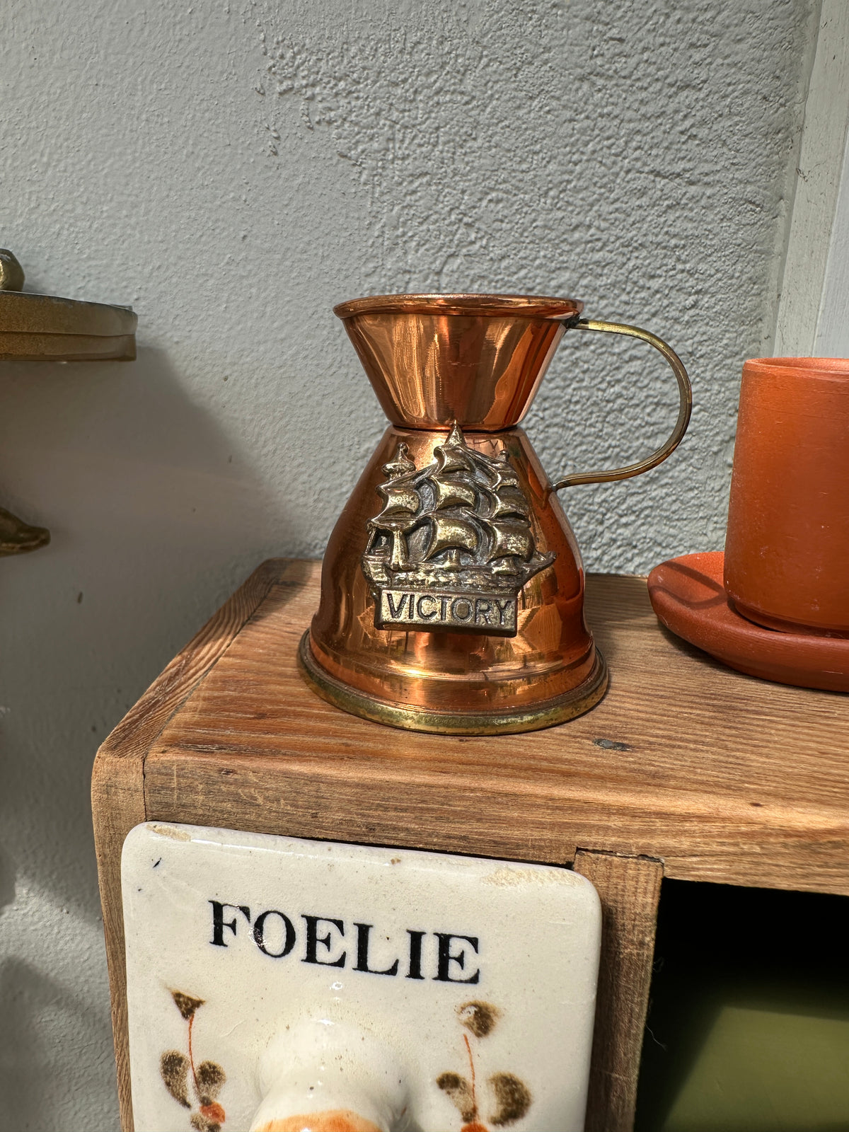 Copper Victory Ship Jug mini