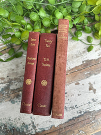 Familiar Studies of Men and Books Vintage Book Red