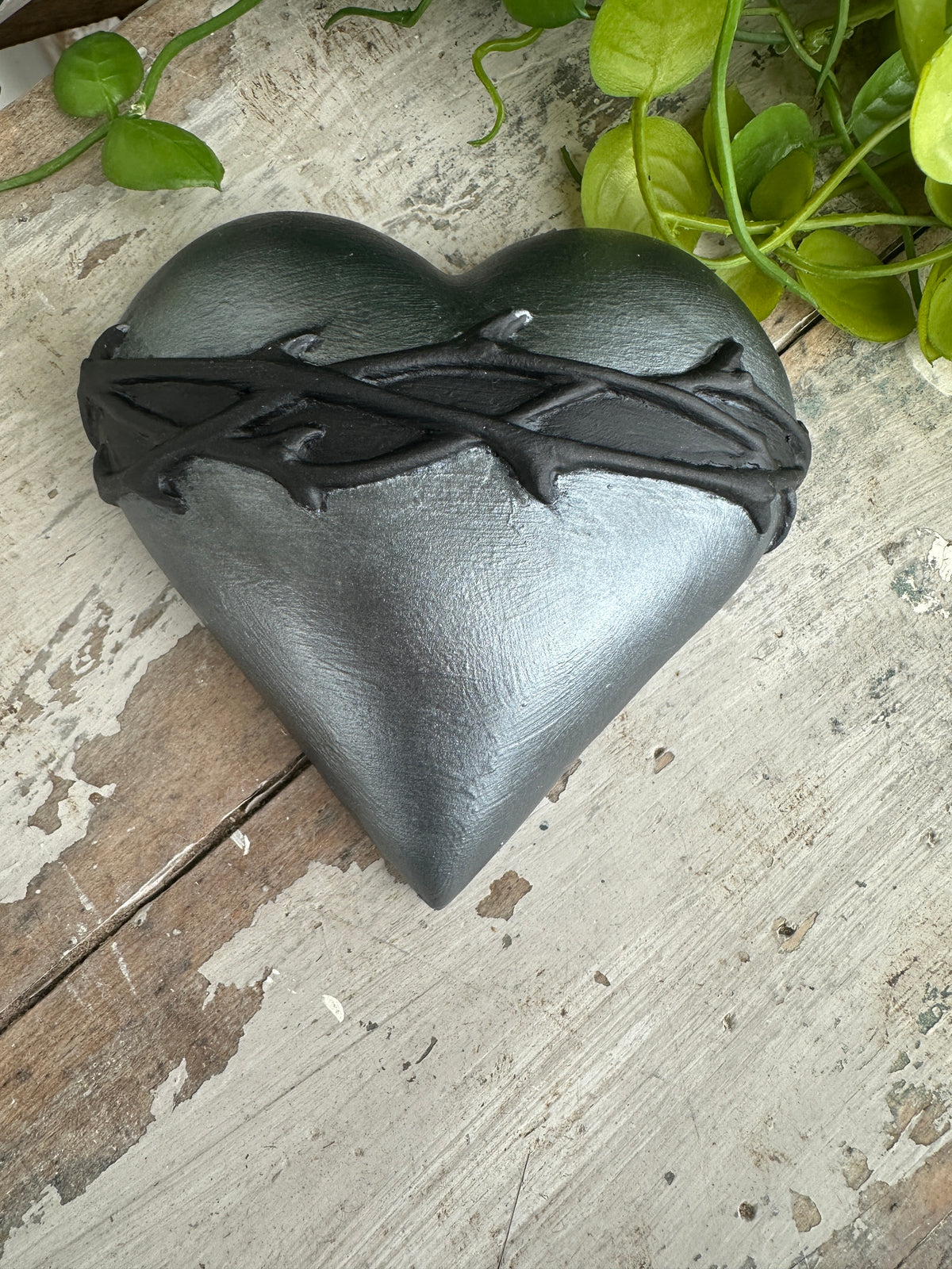 Wall heart Pewter Heart
