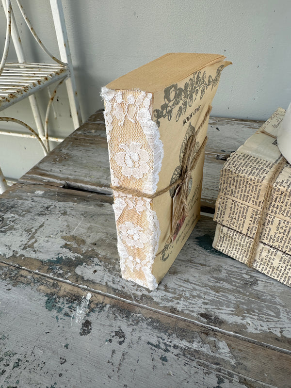 Fleur di Lis book stack