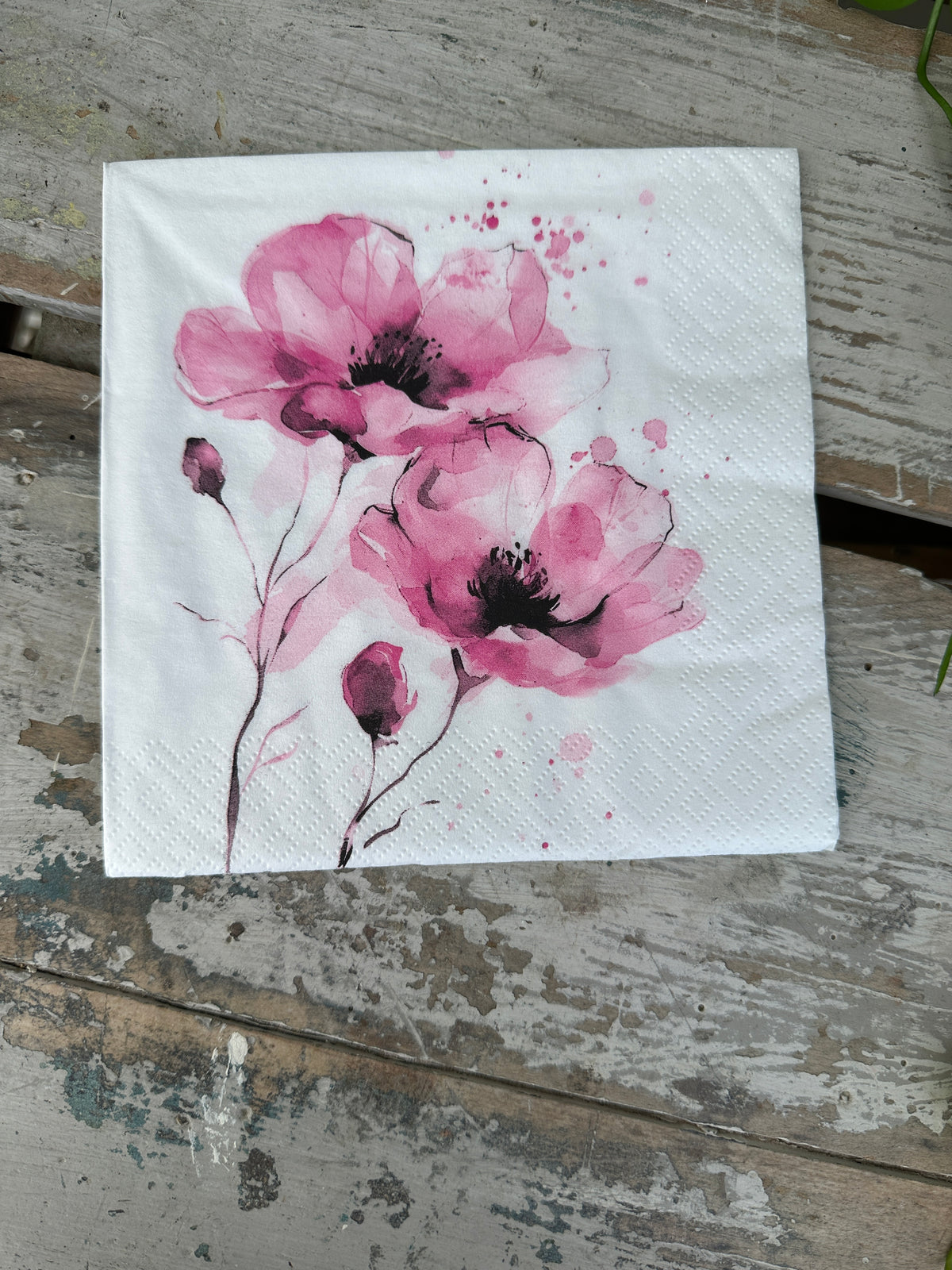 Pink Delicati Napkin for Decoupage