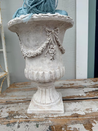 Large painted decorative Urn - please COLLECT from store