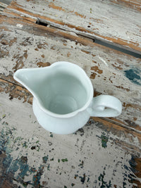 Small white porcelain jug