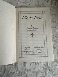 French Vie de Jesus Vintage Book cream small
