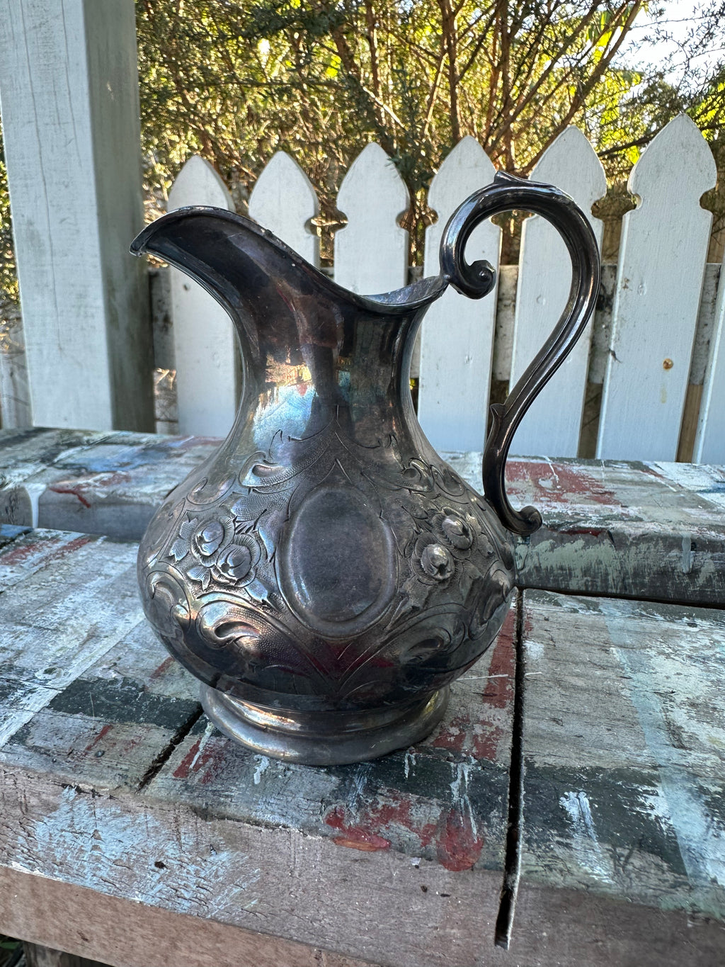 Silverplate (Worn) Vintage jug