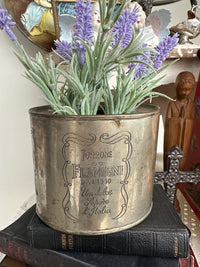 Italian Silver Nougat tin