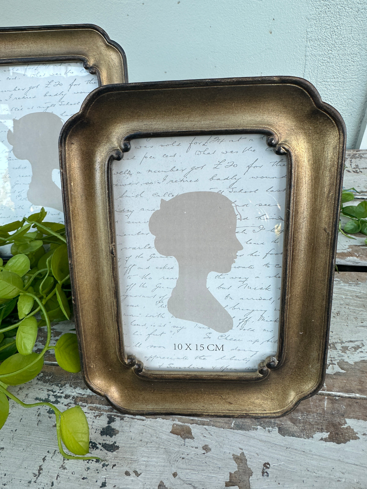 Brushed Gold Photo Frame Rectangle 4x6