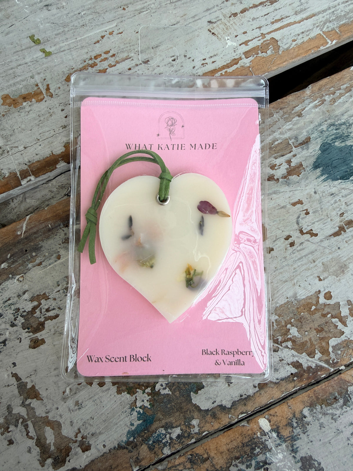 Wax Scent Block hanging Black Raspberry & Vanilla