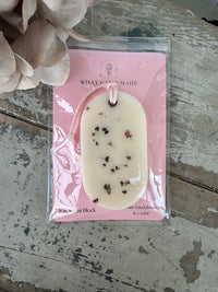 Hanging Wax Scent Block hanging White Sandalwood & Cedar