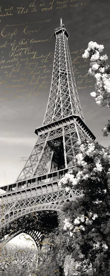 Door Eiffel Tower Paper for Decoupage