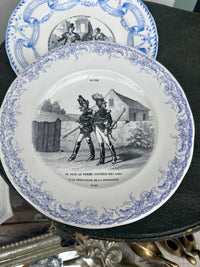 French transferware Plate circa1876 - 1895