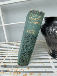 Life of Charles Dickens Vintage Green book
