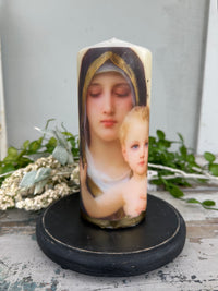Miriam & Baby Candle Tall