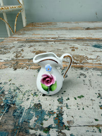 Tiny Floral porcelain jug - choose your design