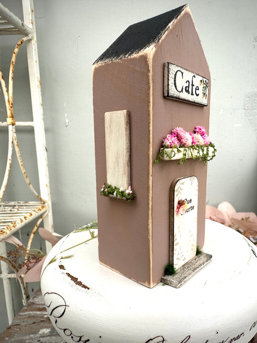 Handmade Houses pink series Cafe