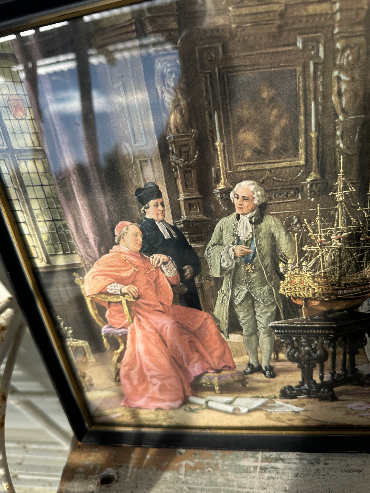 Vintage picture "The Conference"