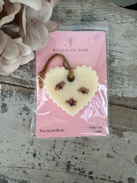 Hanging Wax Scent Block hanging White Oak & Vanilla