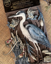 Feathered Stillness Heron Mould by Redesign with Prima