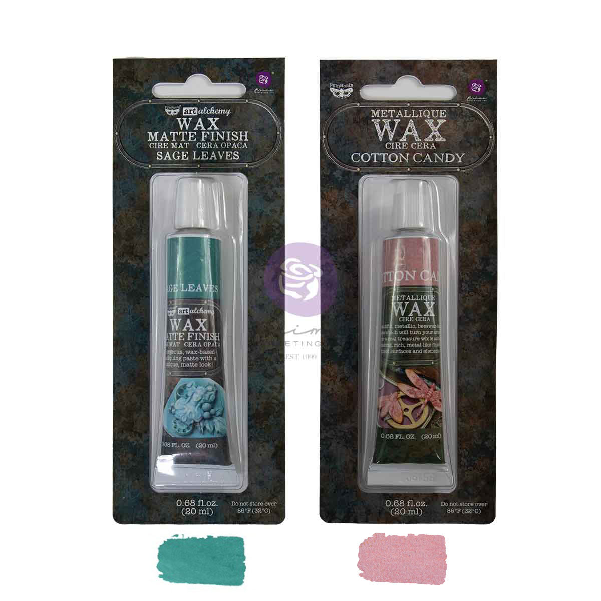 Orchard Metallique + Matte Wax Set 2 tubes by Finnabair for Prima