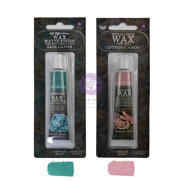 Orchard Metallique + Matte Wax Set 2 tubes by Finnabair for Prima