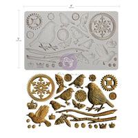 Mechanical Robins Mould by Finnabair for Prima Marketing