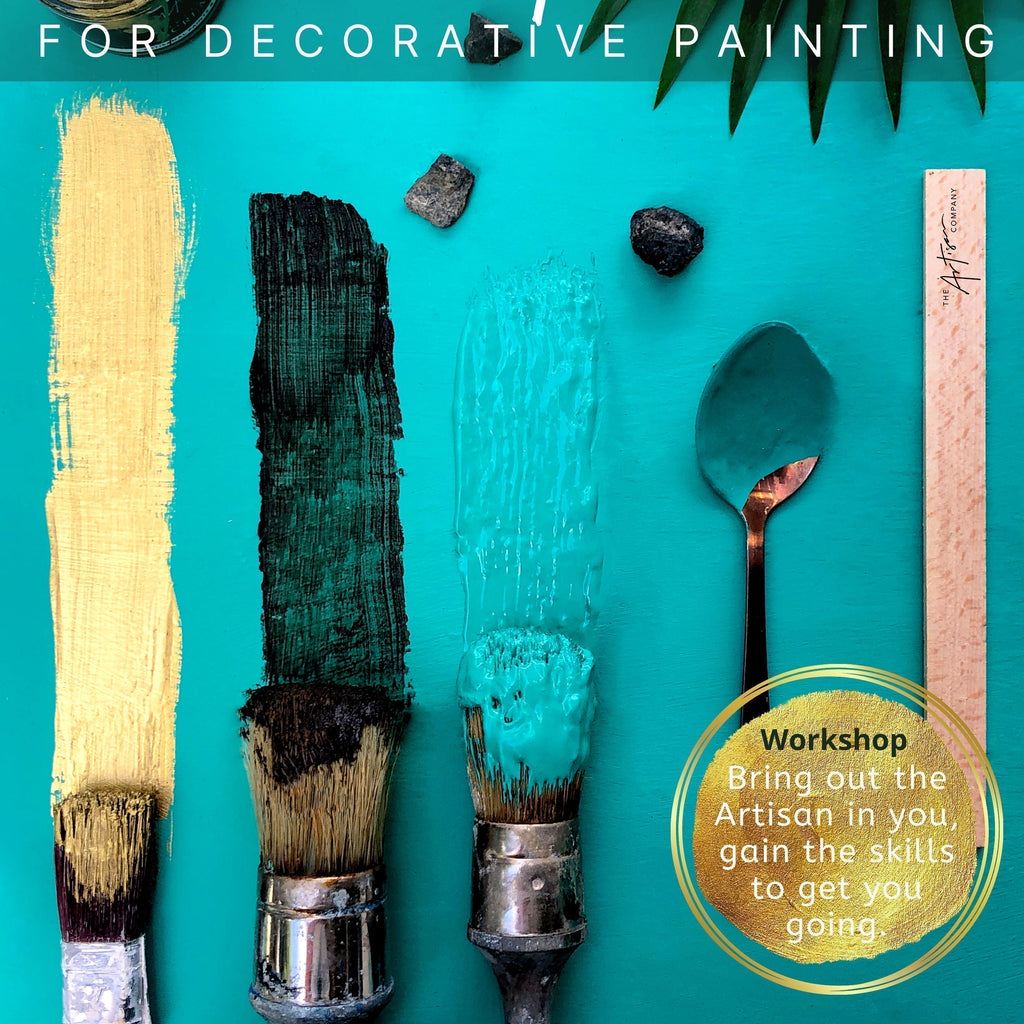 JULY 20th 2024 Blueprint for Decorative Finishes Chalk Paint Workshop