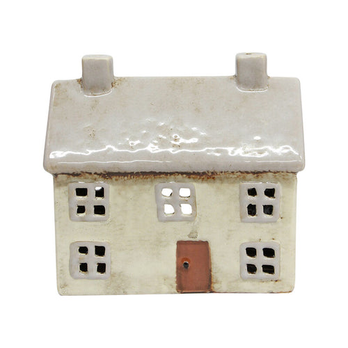 French Country Alsace Tea Light Cottage Light Grey